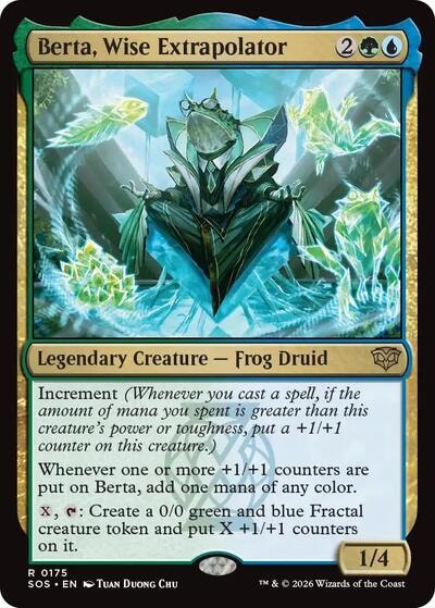 Berta Wise Extrapolator SOS #175 (Near Mint Rare) Magic: The Gathering: Secrets of Strixhaven