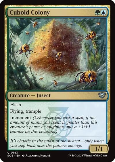 Cuboid Colony SOS #183 (Near Mint Uncommon) Magic: The Gathering: Secrets of Strixhaven