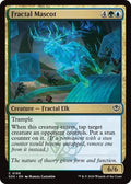 Fractal Mascot Foil SOS #189 (Near Mint Common) Magic: The Gathering: Secrets of Strixhaven
