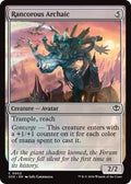 Rancorous Archaic SOS #2 (Near Mint Common) Magic: The Gathering: Secrets of Strixhaven