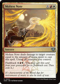 Molten Note SOS #204 (Near Mint Uncommon) Magic: The Gathering: Secrets of Strixhaven