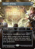 Library of Leng Borderless Foil SPG #158 (Lightly Played Mythic Rare) Magic: The Gathering: Special Guests