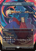 Talisman of Creativity Borderless Foil SOC #429 (Near Mint P) Magic: The Gathering: Commander: Secrets of Strixhaven