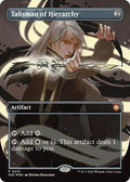 Talisman of Hierarchy Borderless Foil SOC #431 (Near Mint P) Magic: The Gathering: Commander: Secrets of Strixhaven