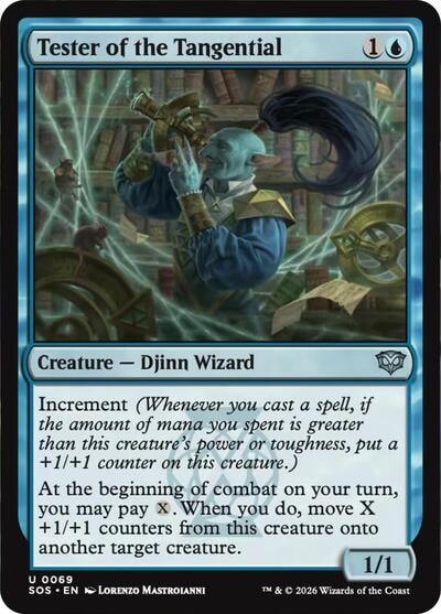 Tester of the Tangential Foil SOS #69 (Near Mint Uncommon) Magic: The Gathering: Secrets of Strixhaven