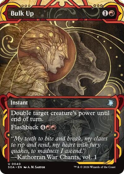 Bulk Up SOA #40 (Near Mint Uncommon) Magic: The Gathering: Secrets of Strixhaven: Mystical Archive