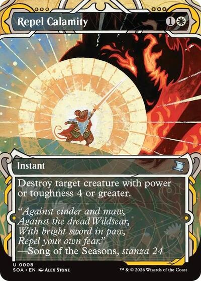 Repel Calamity SOA #8 (Near Mint Uncommon) Magic: The Gathering: Secrets of Strixhaven: Mystical Archive
