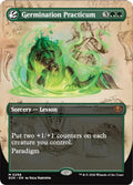 Germination Practicum Borderless Foil SOS #296 (Near Mint Mythic Rare) Magic: The Gathering: Secrets of Strixhaven