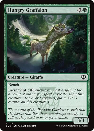Hungry Graffalon SOS #151 (Near Mint Common) Magic: The Gathering: Secrets of Strixhaven