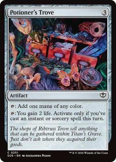 Potioners Trove SOS #251 (Near Mint Common) Magic: The Gathering: Secrets of Strixhaven