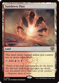 Sundown Pass PPSOS #264 (Near Mint Rare) Magic: The Gathering: Promo Pack: Secrets of Strixhaven