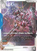 Unicorn Gundam Destroy Mode SP LRplus Holofoil GD04 #GD01-002 (Near Mint LR+) Gundam Card Game: Phantom Aria