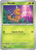 Weedle Reverse Holofoil CRI #001/086 (Near Mint Common) Pokemon: ME04: Chaos Rising