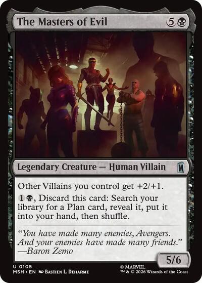 The Masters of Evil MSH #105 (Near Mint Uncommon) Magic: The Gathering: Marvel Super Heroes