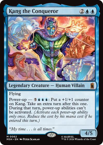Kang the Conqueror MSH #62 (Near Mint Mythic Rare) Magic: The Gathering: Marvel Super Heroes