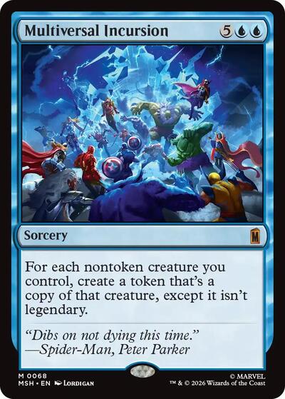 Multiversal Incursion MSH #68 (Near Mint Mythic Rare) Magic: The Gathering: Marvel Super Heroes