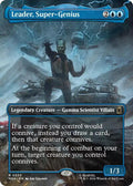 Leader Super Genius Borderless Foil MSH #330 (Near Mint Rare) Magic: The Gathering: Marvel Super Heroes
