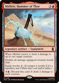 Mjolnir Hammer of Thor MSH #146 (Near Mint Mythic Rare) Magic: The Gathering: Marvel Super Heroes
