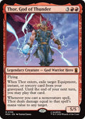 Thor God of Thunder MSH #156 (Near Mint Mythic Rare) Magic: The Gathering: Marvel Super Heroes
