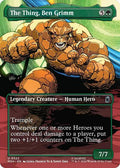 The Thing Ben Grimm Borderless MSH #322 (Near Mint Uncommon) Magic: The Gathering: Marvel Super Heroes