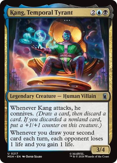 Kang, Temporal Tyrant Marvel Super Heroes MSH #217 (Uncommon) Magic: The Gathering: