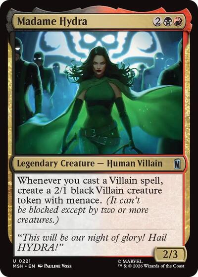 Madame Hydra Marvel Super Heroes MSH #221 (Uncommon) Magic: The Gathering: