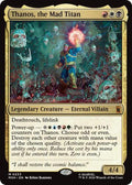 Thanos the Mad Titan MSH #233 (Near Mint Mythic Rare) Magic: The Gathering: Marvel Super Heroes