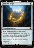 The Ten Rings MSH #251 (Near Mint Mythic Rare) Magic: The Gathering: Marvel Super Heroes