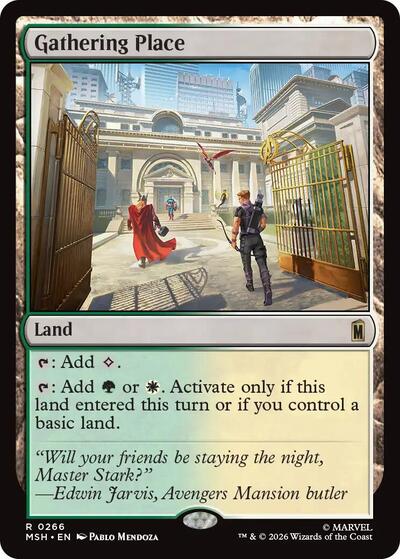 Gathering Place MSH #266 (Near Mint Rare) Magic: The Gathering: Marvel Super Heroes