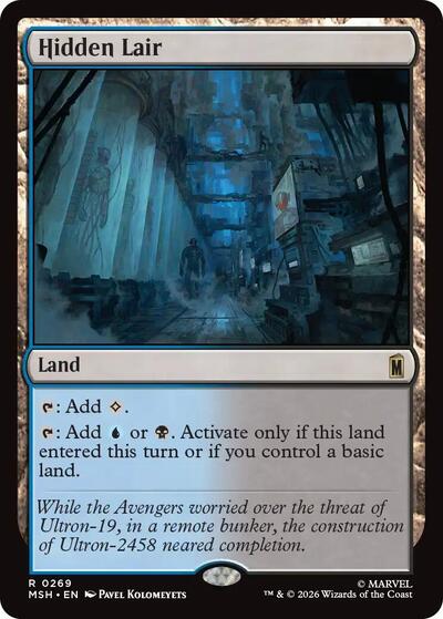 Hidden Lair MSH #269 (Near Mint Rare) Magic: The Gathering: Marvel Super Heroes