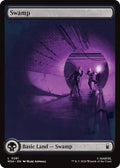 Swamp 0281 MSH #281 (Near Mint Land) Magic: The Gathering: Marvel Super Heroes