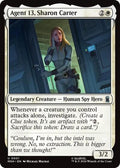Agent 13, Sharon Carter Marvel Super Heroes MSH #1 (Uncommon) Magic: The Gathering: