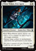 White Widow, Free Agent MSH #42 (Near Mint Uncommon) Magic: The Gathering: Marvel Super Heroes