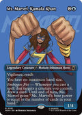 Ms Marvel Kamala Khan Borderless Foil MSH #361 (Near Mint Rare) Magic: The Gathering: Marvel Super Heroes