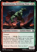Abomination, Terrifying Titan Marvel Super Heroes MSH #198 (Uncommon) Magic: The Gathering: