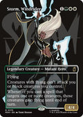 Storm Windrider Borderless MSH #375 (Near Mint Rare) Magic: The Gathering: Marvel Super Heroes