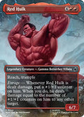 Red Hulk Borderless MSH #329 (Near Mint Uncommon) Magic: The Gathering: Marvel Super Heroes