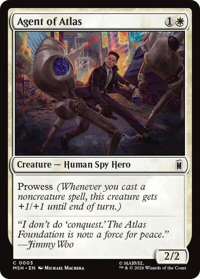 Agent of Atlas MSH #3 (Near Mint Common) Magic: The Gathering: Marvel Super Heroes