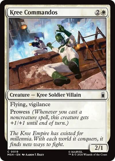 Kree Commandos MSH #19 (Near Mint Common) Magic: The Gathering: Marvel Super Heroes