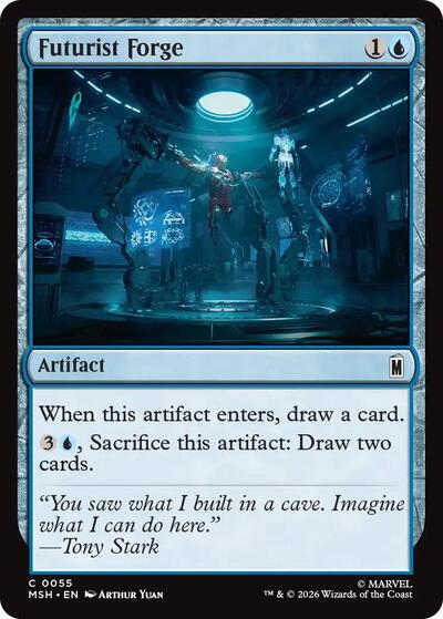 Futurist Forge MSH #55 (Near Mint Common) Magic: The Gathering: Marvel Super Heroes