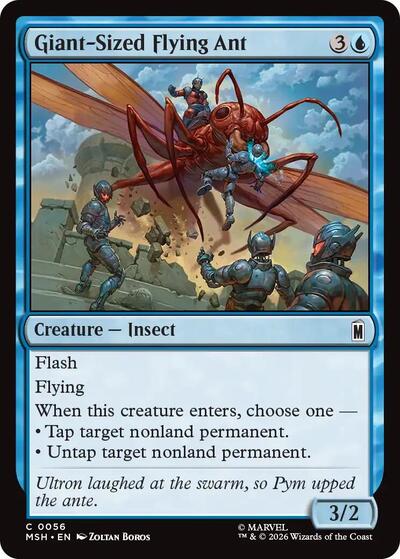 Giant-Sized Flying Ant Marvel Super Heroes MSH #56 (Common) Magic: The Gathering: