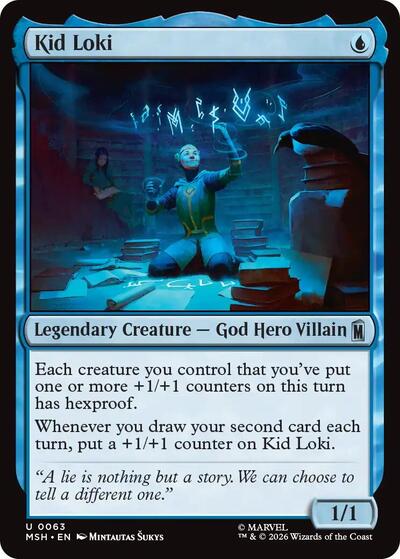 Kid Loki MSH #63 (Near Mint Uncommon) Magic: The Gathering: Marvel Super Heroes