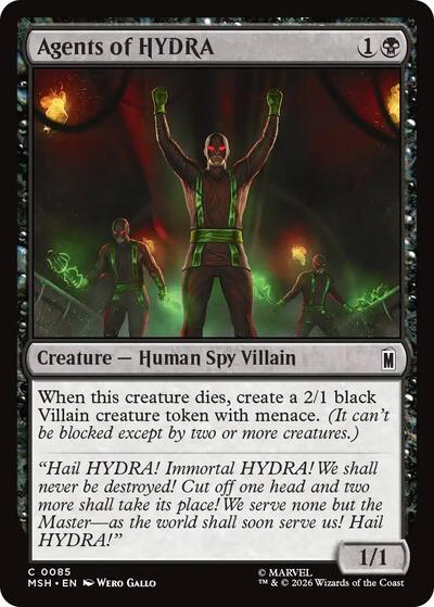 Agents of HYDRA MSH #85 (Near Mint Common) Magic: The Gathering: Marvel Super Heroes