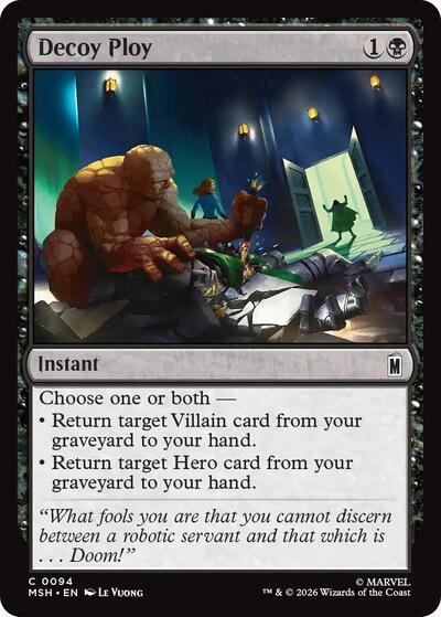 Decoy Ploy MSH #94 (Near Mint Common) Magic: The Gathering: Marvel Super Heroes