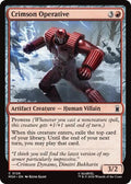 Crimson Operative Foil MSH #126 (Near Mint Common) Magic: The Gathering: Marvel Super Heroes