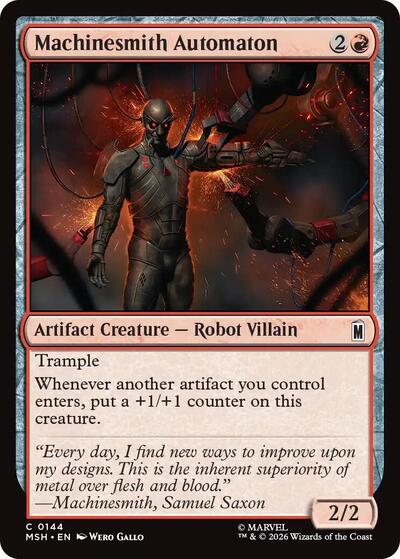 Machinesmith Automaton Marvel Super Heroes MSH #144 (Common) Magic: The Gathering:
