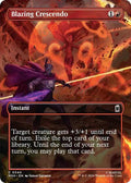 Blazing Crescendo Borderless MSH #340 (Near Mint Common) Magic: The Gathering: Marvel Super Heroes