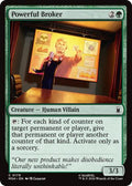 Powerful Broker Marvel Super Heroes MSH #179 (Common) Magic: The Gathering: