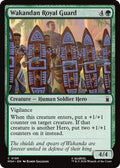 Wakandan Royal Guard Foil MSH #195 (Near Mint Common) Magic: The Gathering: Marvel Super Heroes