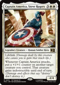 Captain America, Steve Rogers (0835) MSC #835 (Near Mint Rare) Magic: The Gathering: Commander: Marvel Super Heroes